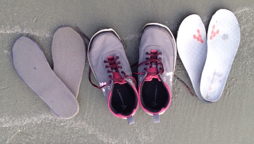 Vivobarefoot Neos with insoles